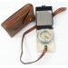 G3073.)GERMAN ARMY COMPASS AND LEATHER CASE