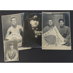 OC3204.)LOT OF FOUR WWII JAPANESE PHOTOS