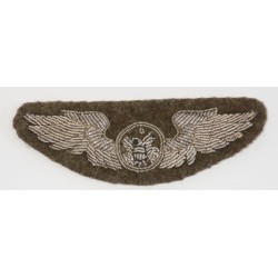US3463.)WWII US ARMY AIR FORCE AIR CREW WING, BULLION EMBR