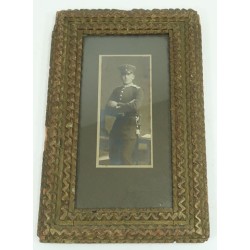 G3491.)IMPERIAL WWI PHOTO IN FRAME