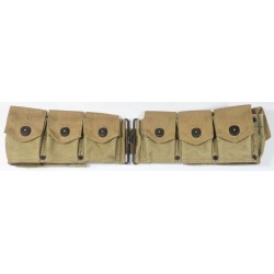 US3916.)WWI US ARMY 10-POCKET CARTRIDGE BELT