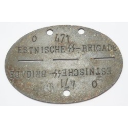 RD3861.)WAFFEN-SS ID DISC, ESTONIAN BRIGADE