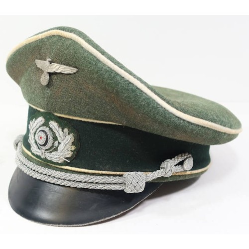 RD305.)GERMAN ARMY INFANTRY OFFICER'S VISOR CAP