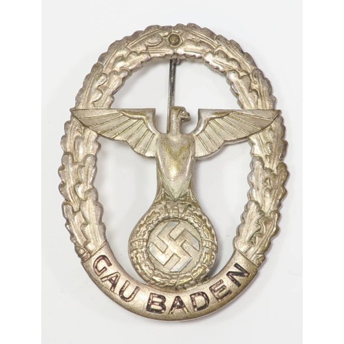 G265.)NSDAP GAU BADEN COMMEMORATIVE BADGE