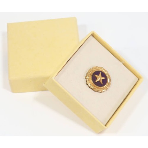 US395.)WWII PURPLE HEART/GOLD STAR MOTHER'S BADGE