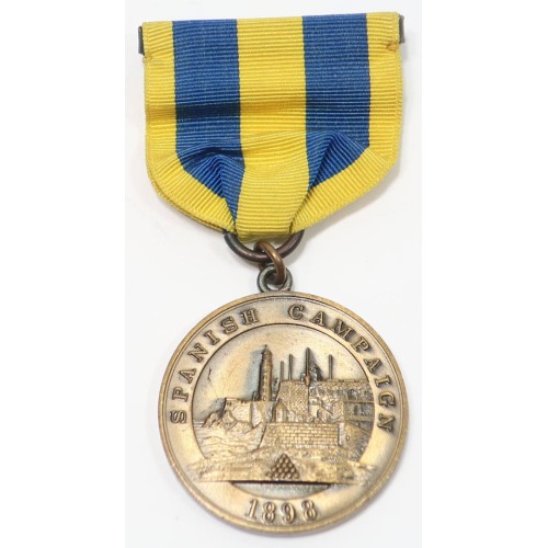 US415.)1898 SPANISH-AMERICAN WAR CAMPAIGN MEDAL