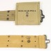 US410.)TWO WWII US ARMY PISTOL BELTS, REPRODUCTIONS