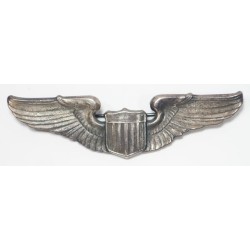 US430.)WWII USAAF PILOT'S WING, MAKER-MARKED