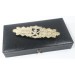 RD183.)CASED CLOSE COMBAT BADGE IN SILVER 