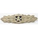 RD183.)CASED CLOSE COMBAT BADGE IN SILVER 