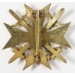 RD213.)CASED SPANISH CROSS IN GOLD WITH SWORDS AND DIAMONDS