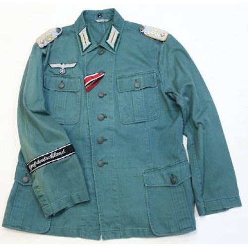 RD350.)3rd RCH GERMAN ARMY OFFICER'S TROPICAL TUNIC
