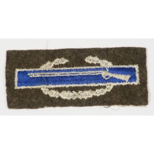 US456.)WWII US ARMY COMBAT INFANTRY BADGE, EMBROIDERED 