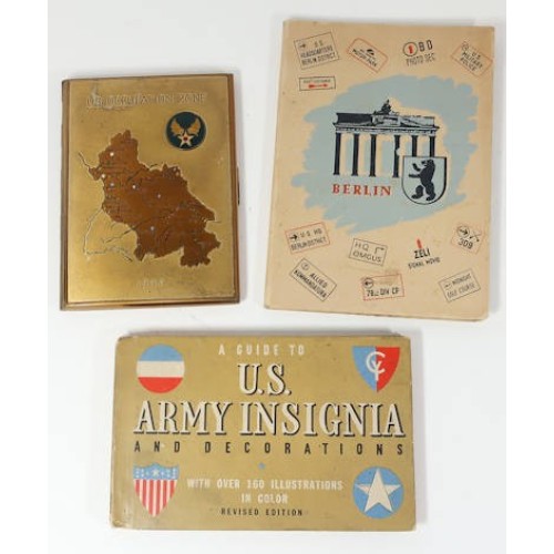 US480.)LOT OF THREE POST-WAR GERMAN OCCUPATION ITEMS