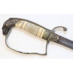 US481.)EARLY U.S. FEDERAL ERA ARMY/MILITIA OFFICER'S SWORD