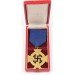 G553.)CASED 40-YEAR CIVILIAN LONG SERVICE CROSS IN GOLD