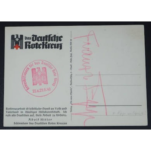 G545.)SIGNED PHOTO CARD, RITTER von EPP