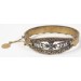 G566.)CASED WORLD WAR ONE 1914-1916 COMMEMORATIVE GOLD BRACELET