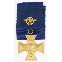 G555.)3rd RCH POLICE 25-YEAR LONG SERVICE CROSS IN GOLD