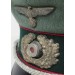 G542.)GERMAN ARMY SMOKE TROOPS OFFICER'S VISOR CAP