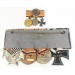 G570.)WWI PRUSSIAN 4-PLACE MEDAL BAR