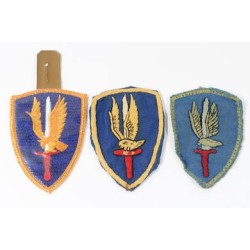 US587.)THREE (3) VIETNAM WAR US ARMY 1st AVIATION BRIGADE PATCHES