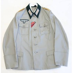 RD491.)GERMAN ARMY SUMMER CAVALRY CAPTAIN'S TUNIC AND TROUSERS