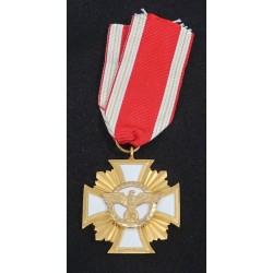 RD487.)NSDAP 25-YEAR LONG SERVICE CROSS IN GOLD