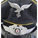 RD483.)LUFTWAFFE FLIGHT-PIPED ENLISTED RANKS VISOR CAP
