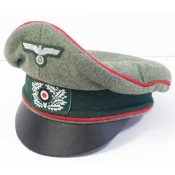 RD503.)GERMAN ARMY ARTILLERY NCO'S CRUSHER CAP