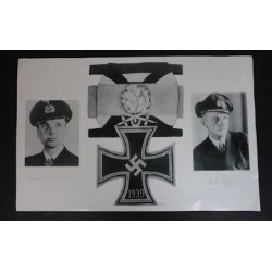 G639.)SIGNED COMBINED COMPOSITE PHOTOS OF KM '39 KNIGHT'S CROSS WINNERS