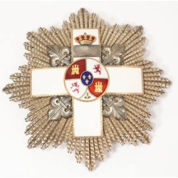 G676.)WWII ERA SPANISH MILITARY MERIT CROSS, GRAND CROSS BREAST STAR