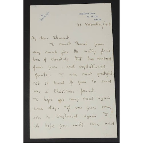 OC687.)BRITISH FIELD MARSHAL MONTGOMERY SIGNED LETTER