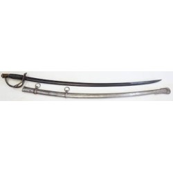 US697.)CIVIL WAR UNION M1860 CAVALRY SABER, DESIRABLE MAKER