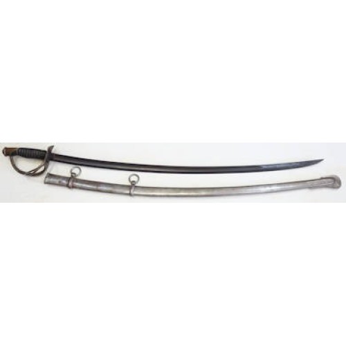 US697.)CIVIL WAR UNION M1860 CAVALRY SABER, DESIRABLE MAKER
