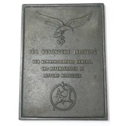 G702.)LUFTWAFFEN PLAQUE FOR SPECIAL RECOGNITION, LW FLAK