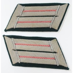 G728.)3rd RCH GERMAN ARMY PANZER OFFICER'S COLLAR TABS