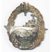 RD772.)CASED KRIEGSMARINE DESTROYER WAR BADGE
