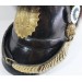RD764.)IMPERIAL BAVARIAN JAGER LEATHER HELMET, RESTORED