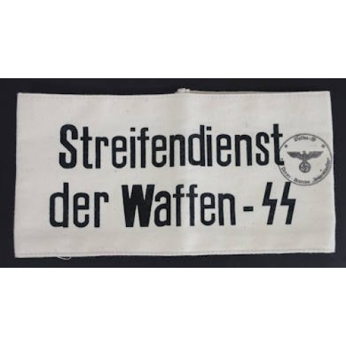 RD773.)WAFFEN-SS ARM BAND, STREIFENDIENST