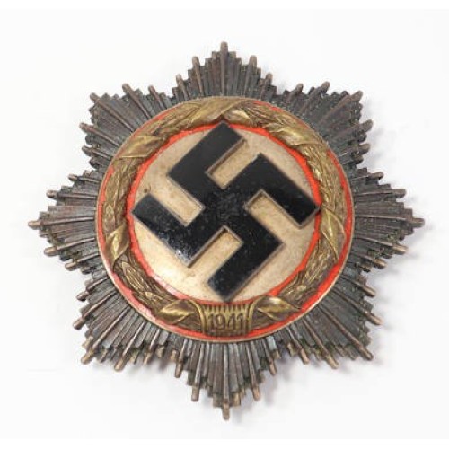 RD785.)GERMAN CROSS IN GOLD, NAME ENGRAVED