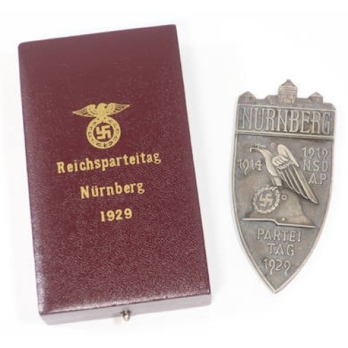 RD780.)CASED NSDAP 1929 NURNBERG DECORATION