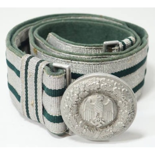 G796.)GERMAN ARMY OFFICER'S BROCADE DRESS BELT