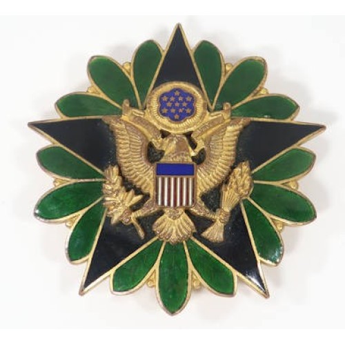 US828.)COLD WAR ERA US ARMY GENERAL STAFF BADGE 