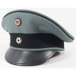 RD749.)IMPERIAL PRUSSIAN OFFICER'S CRUSHER CAP