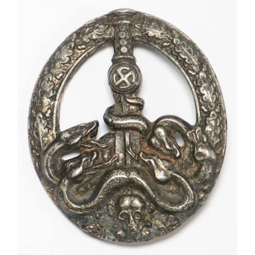 RD748.)ANTI-PARTISAN BADGE IN SILVER