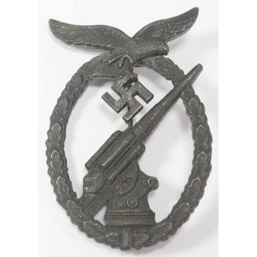 RD889.)LUFTWAFFE FLAK ARTILLERY BADGE