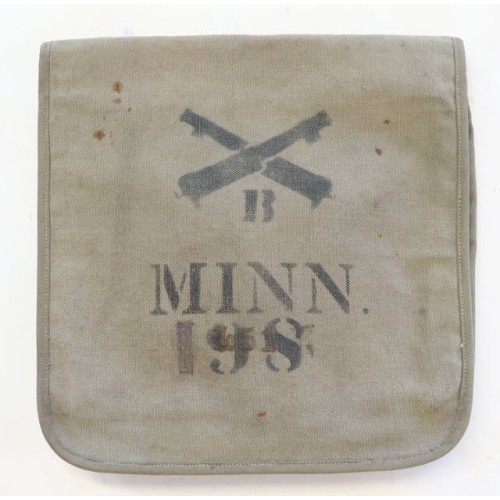 US136.)SPANISH-AMERICAN WAR HAVERSACK, MINNESOTA NATIONAL GUARD