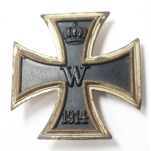 G962.)1914 IRON CROSS 1st CLASS, NON-MAGNETIC NAVAL TYPE