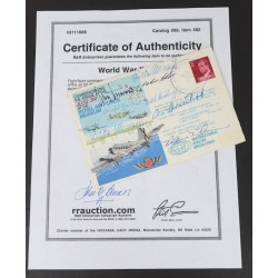 G449.)1978-DATED SPANISH POSTAL COVER SIGNED BY WWII PILOTS